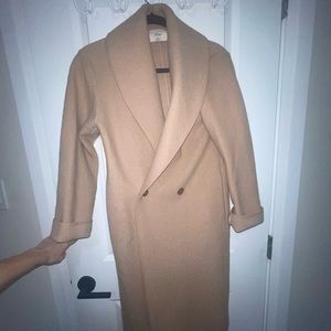 WILFRED WOOL COAT (LONG) 2XS